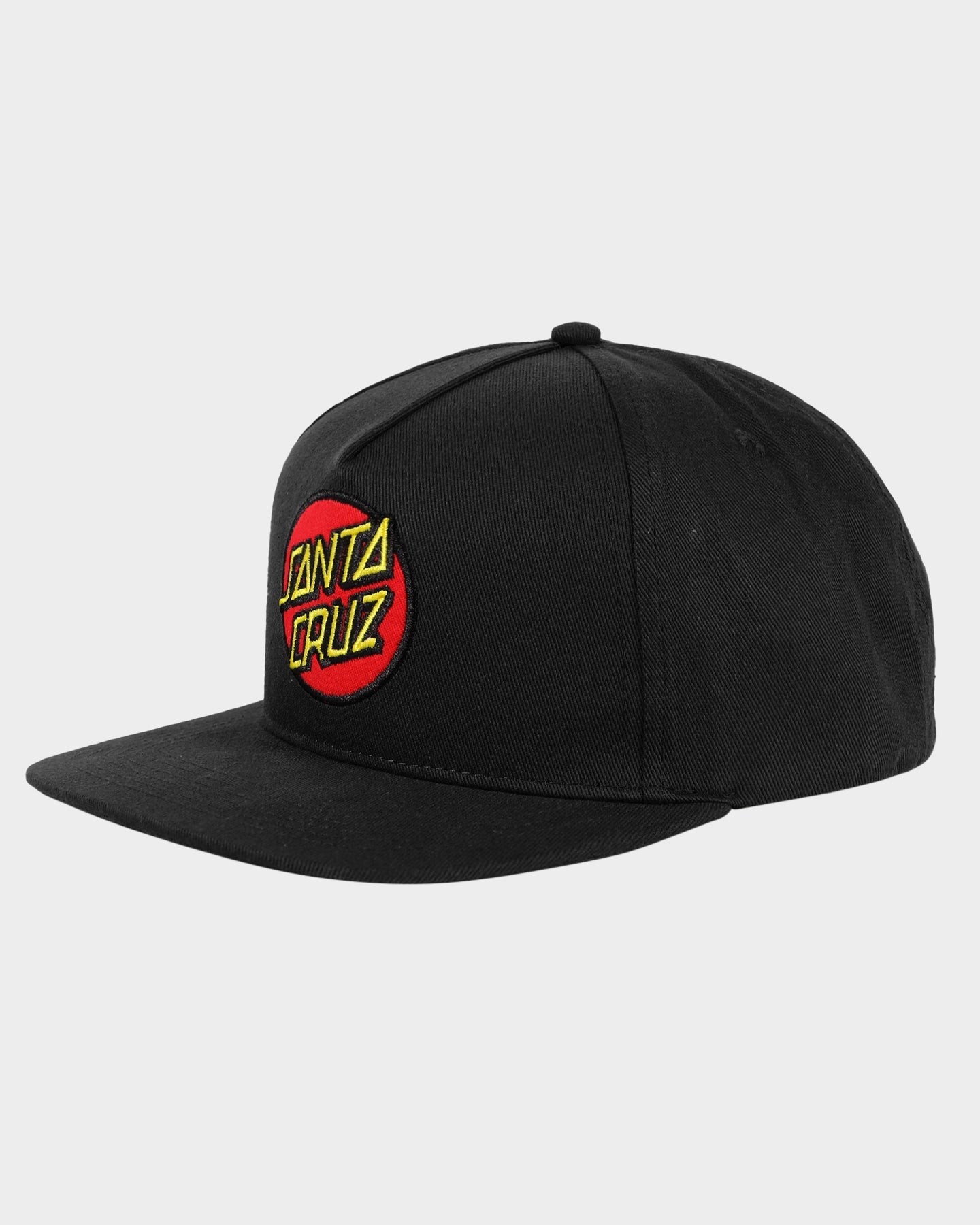 Santa Cruz Classic Dot Patch Snapback Black - detail