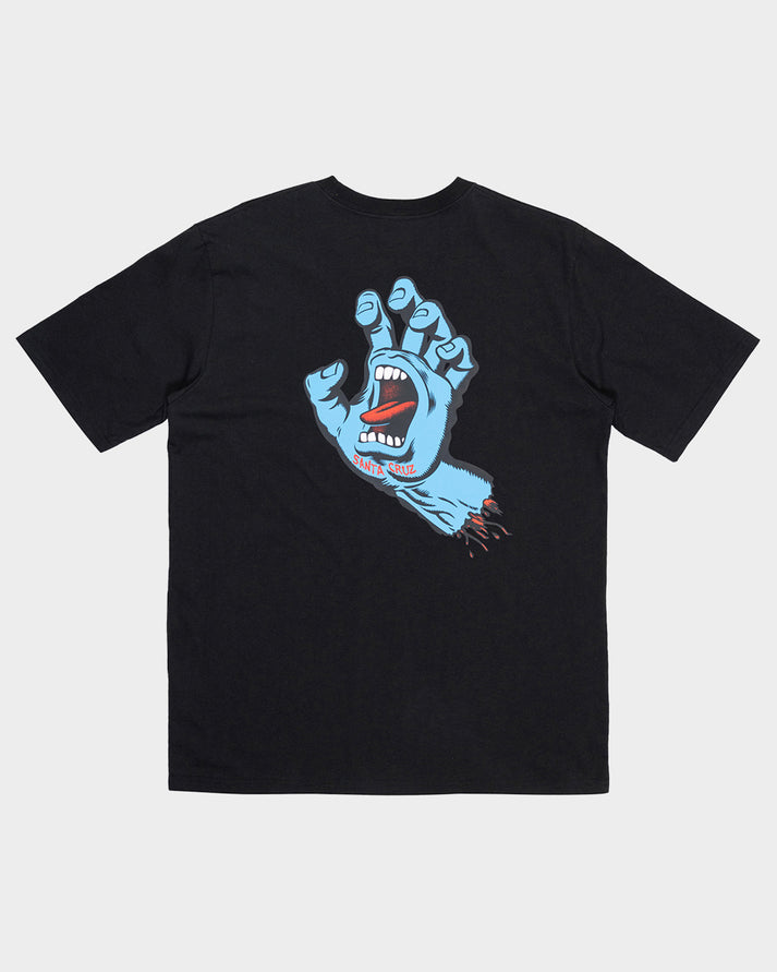 Santa Cruz Opus Screaming Hand SS Tee - Black (view 5)