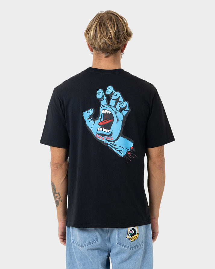 Santa Cruz Opus Screaming Hand SS Tee - Black (view 2)