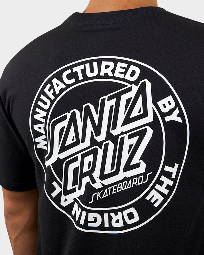 Santa Cruz OS MFG Dot Tee - Black (view 3)