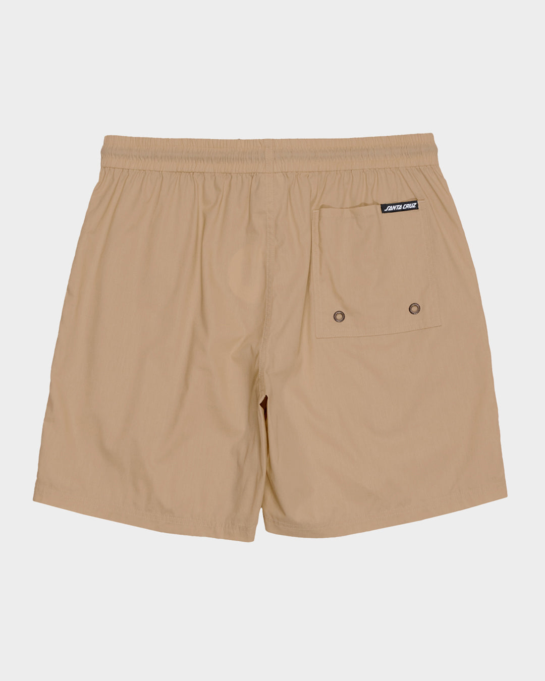 Santa Cruz MFG Cruzier Beach Shorts Tan back