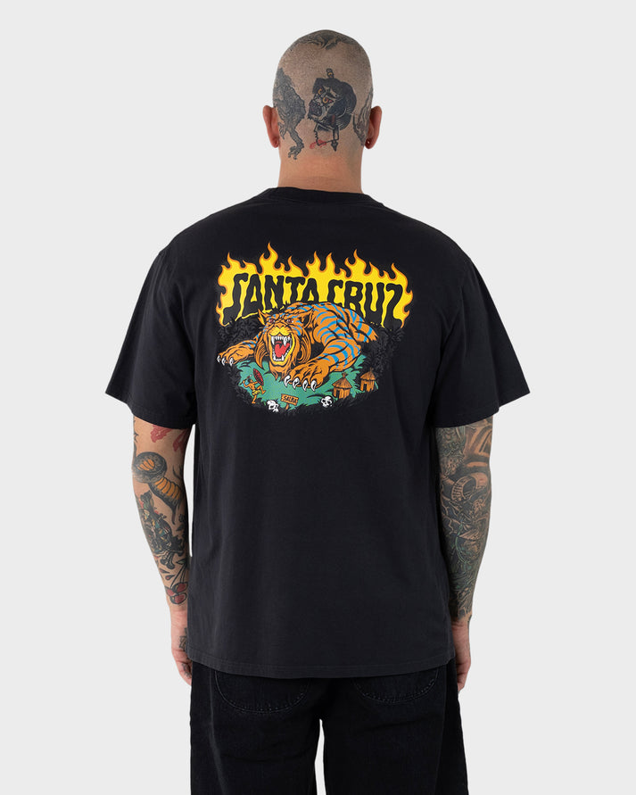 Santa Cruz Salba Tiger Redux Tee - Off Black (view 2)