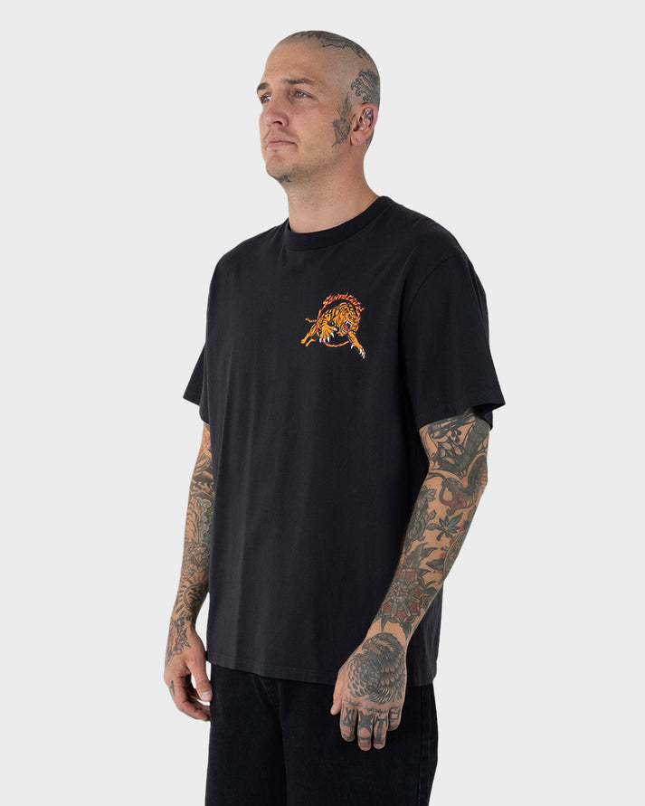 Santa Cruz Salba Tiger Redux Tee - Off Black (view 3)