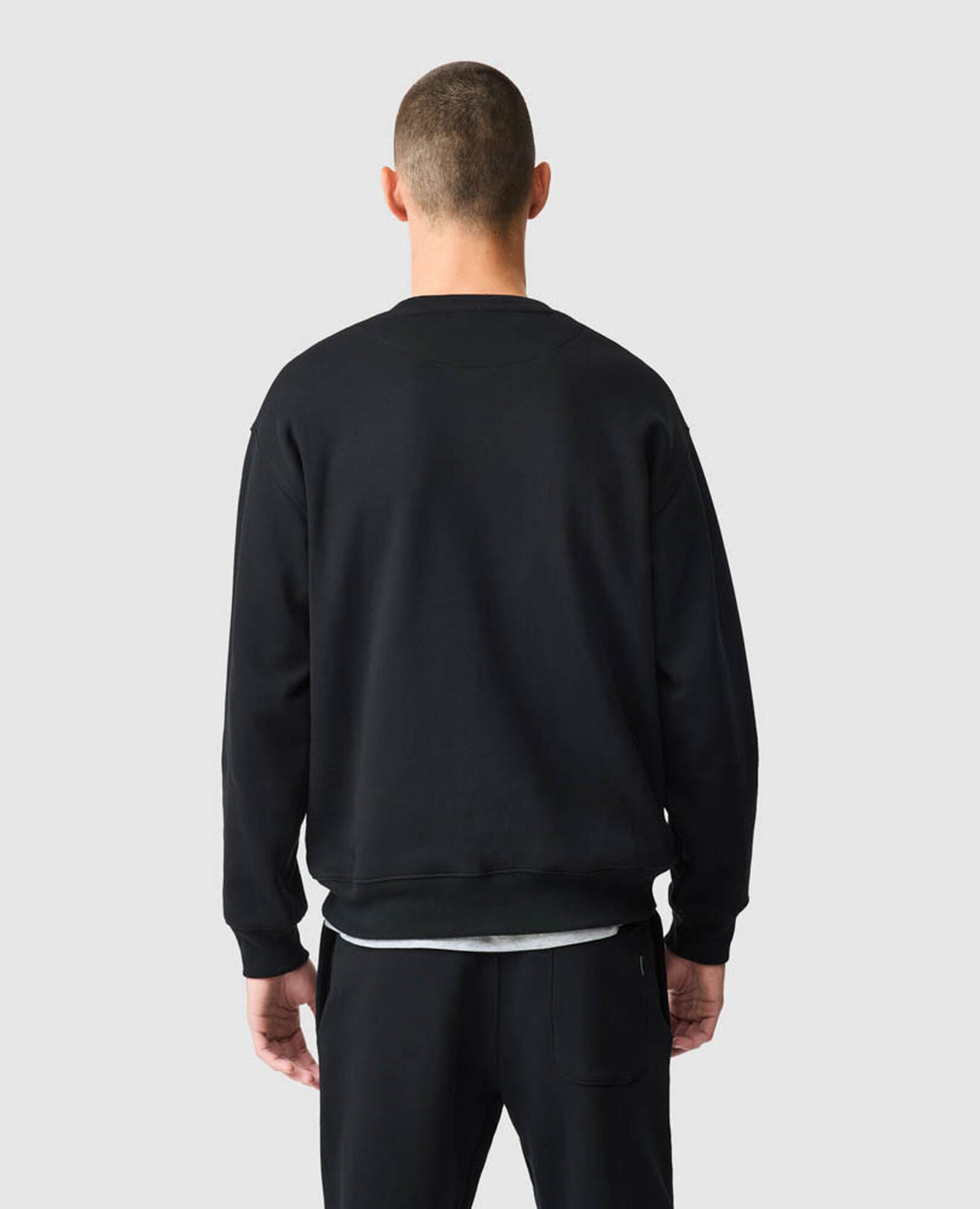 Otago Crew Neck Sweat - Noir