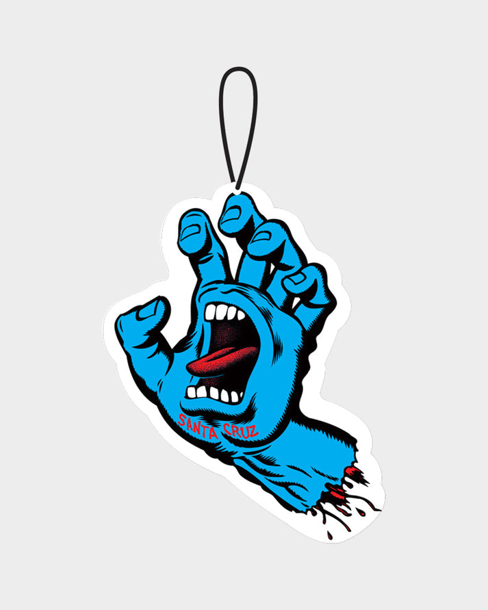 Santa Cruz Screaming Hand Air Freshener - Blue