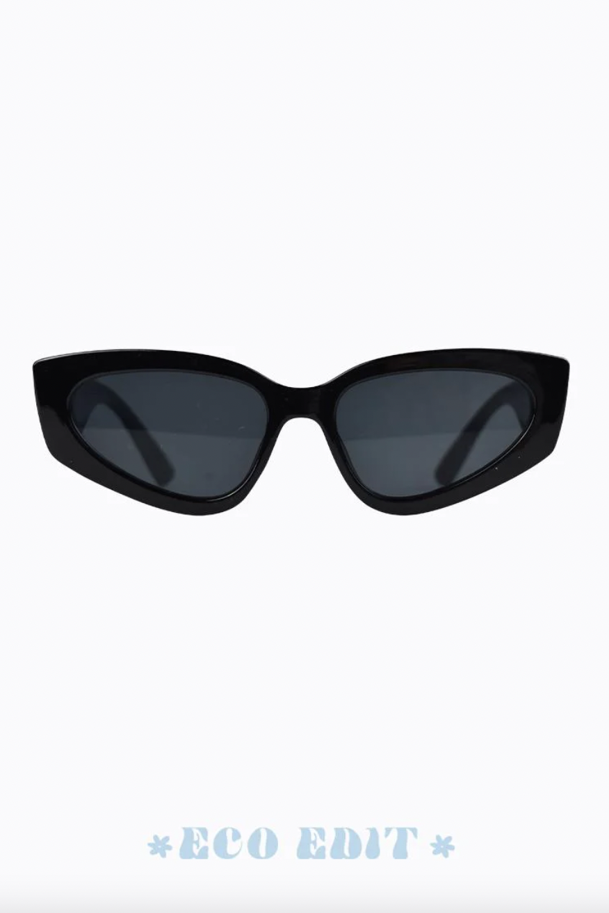 Peta + Jain Alber Sunglasses Black - detail view