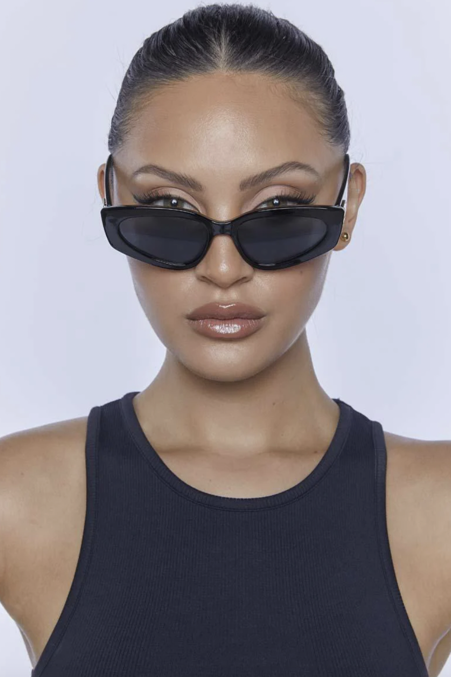 Peta + Jain Alber Sunglasses Black - front view