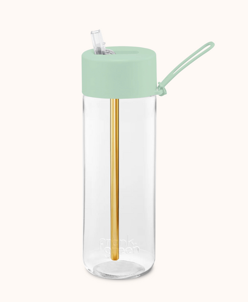 Frank Green 25oz Clear Straw Lid Drink Bottle (view 3)