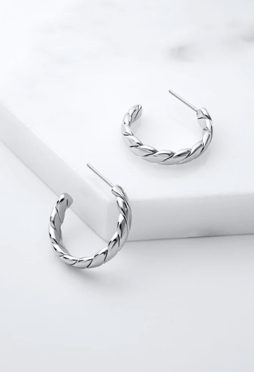 Chelsea Hoop - Silver