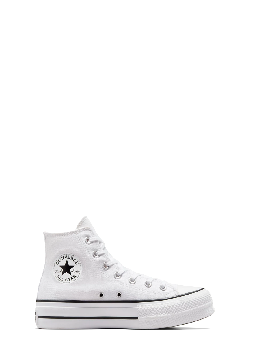 Converse Chuck Taylor High Top Canvas Lift - White
