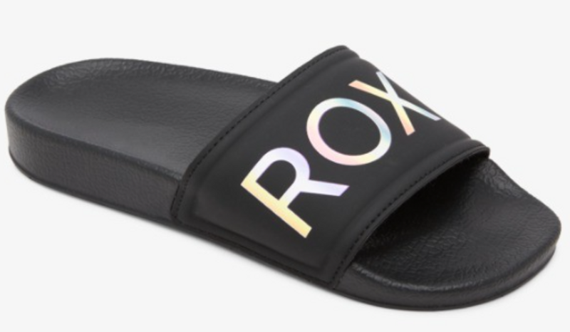 Roxy Slippy II Slide - Black (view 2)