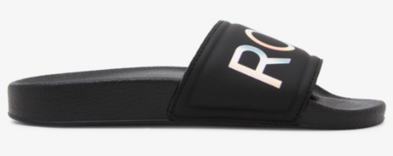 Roxy Slippy II Slide - Black (view 3)