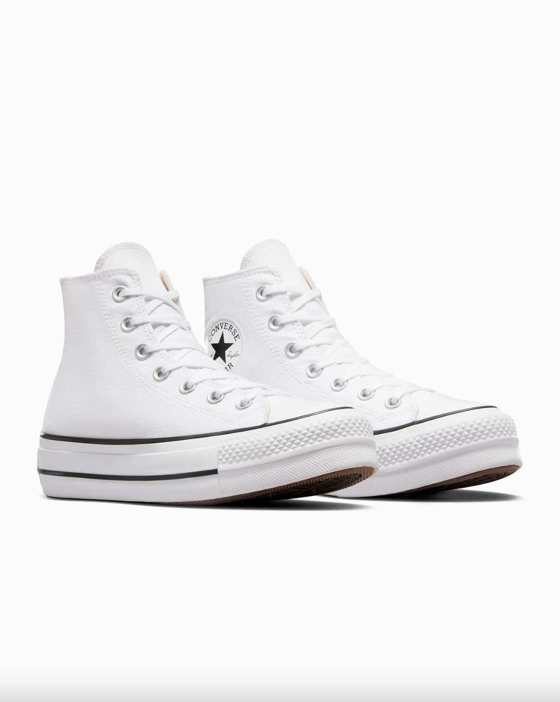 Converse Chuck Taylor High Top Canvas Lift - White (view 7)