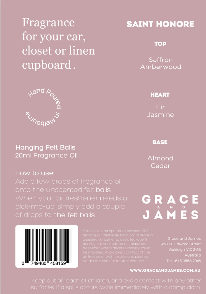 Saint Honore Air Freshener
