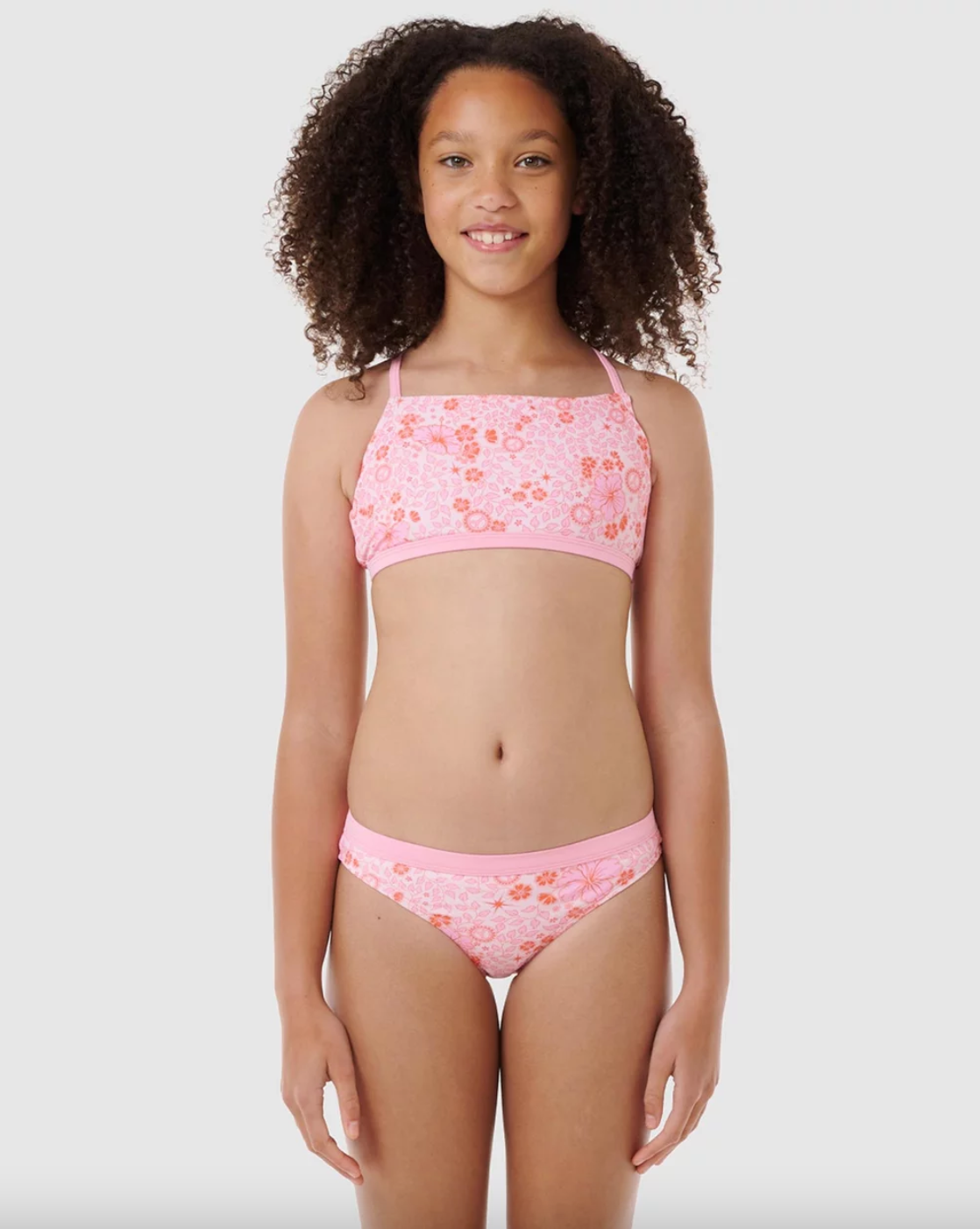 Summer Sol 3 Piece Set Girls - Bright Pink
