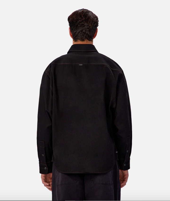 Industrie The Nebraska LS Shirt - Black (view 2)