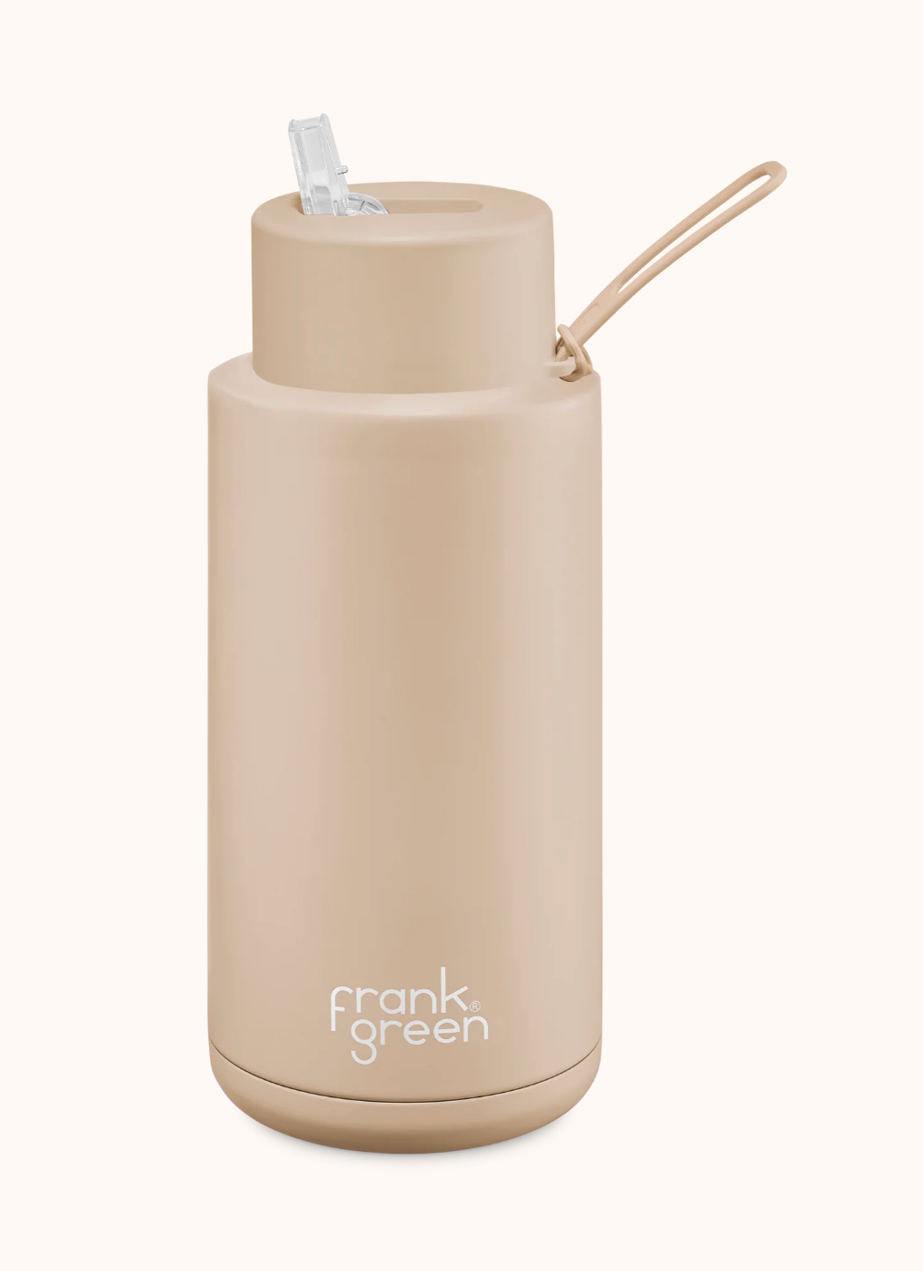 1L / 34oz - Ceramic Reusable Bottle with Straw Lid
