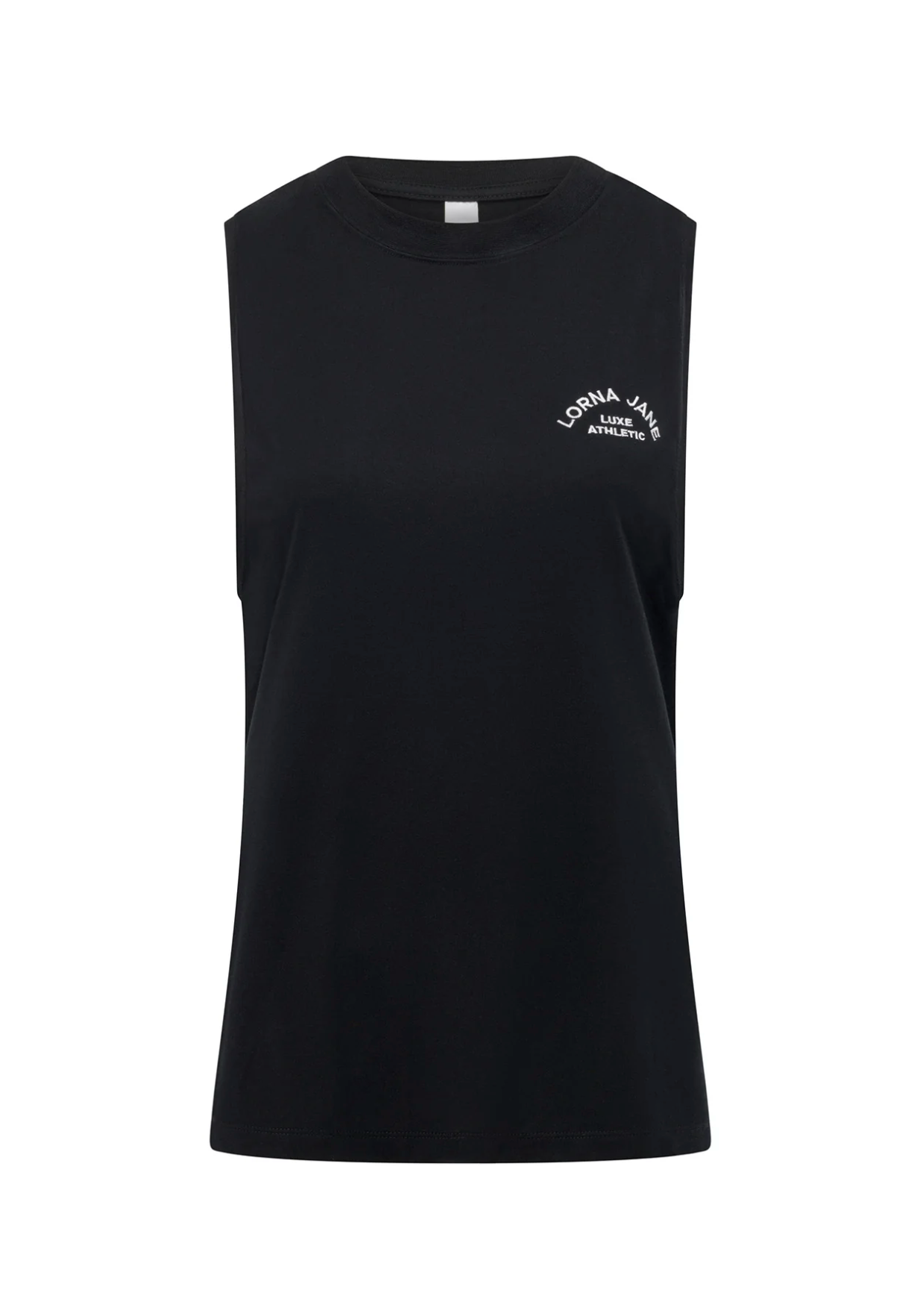 Lotus Muscle Tank - Black