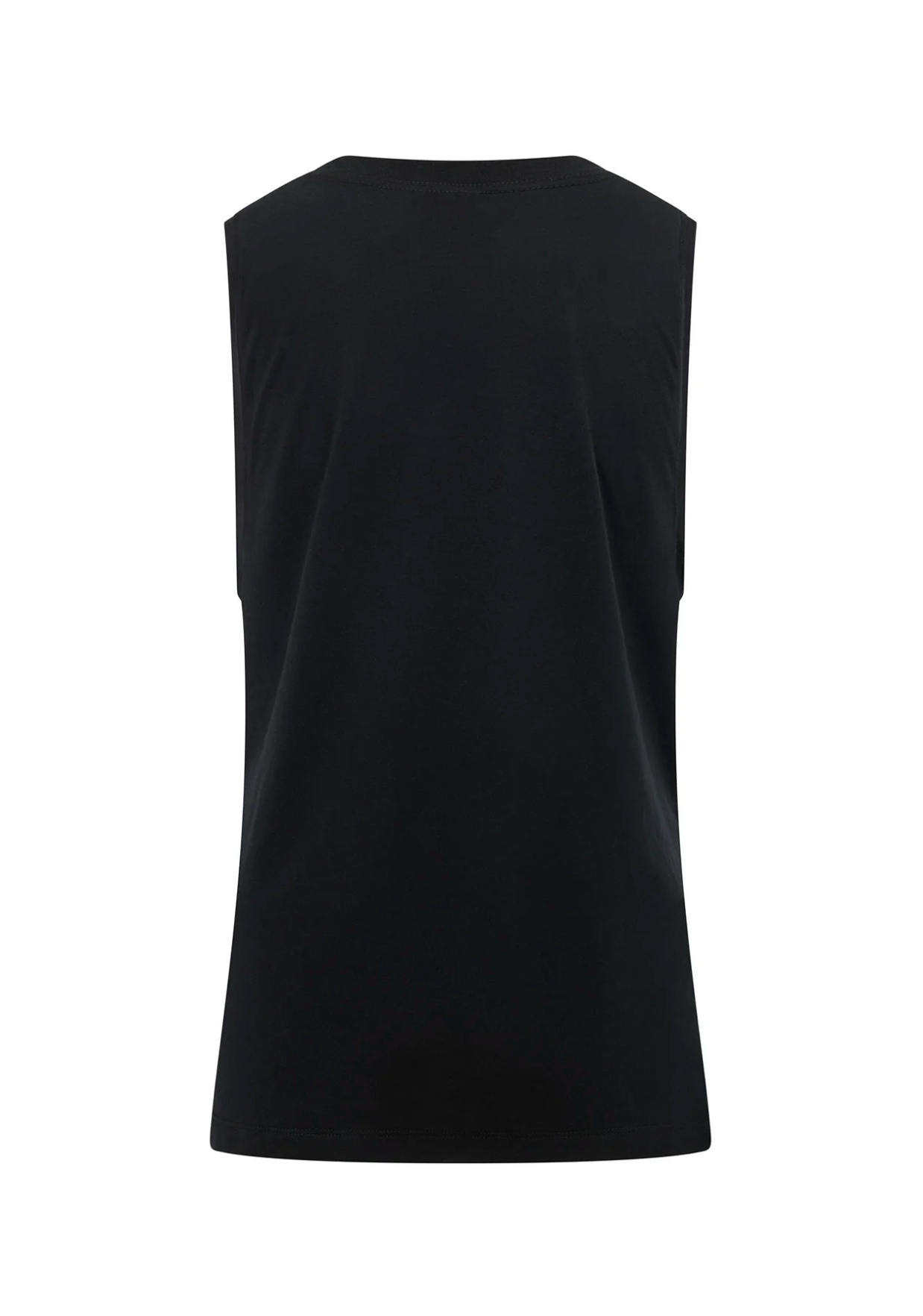 Lotus Muscle Tank - Black