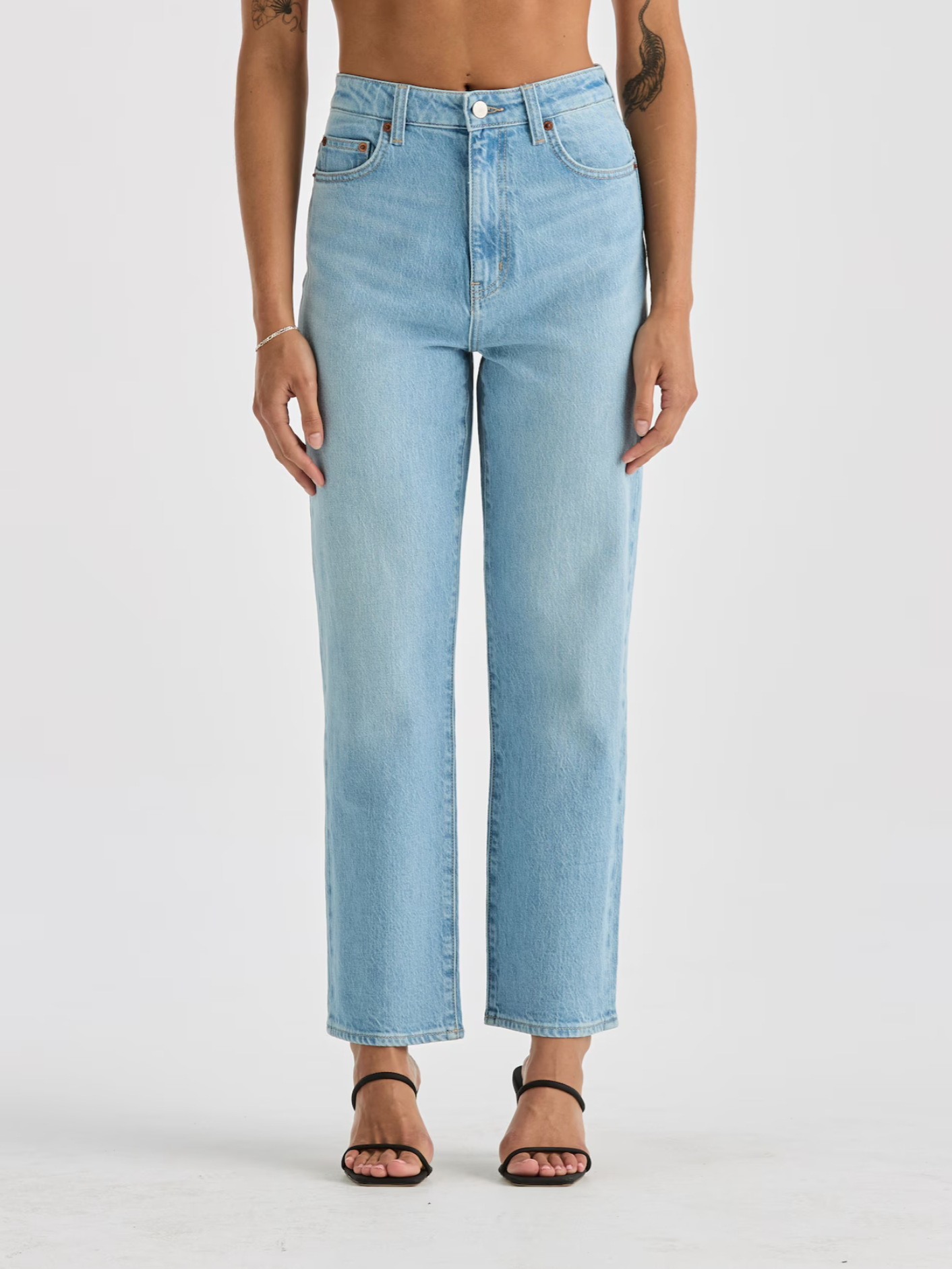 Riders Hi Straight Jean - Faded Blue