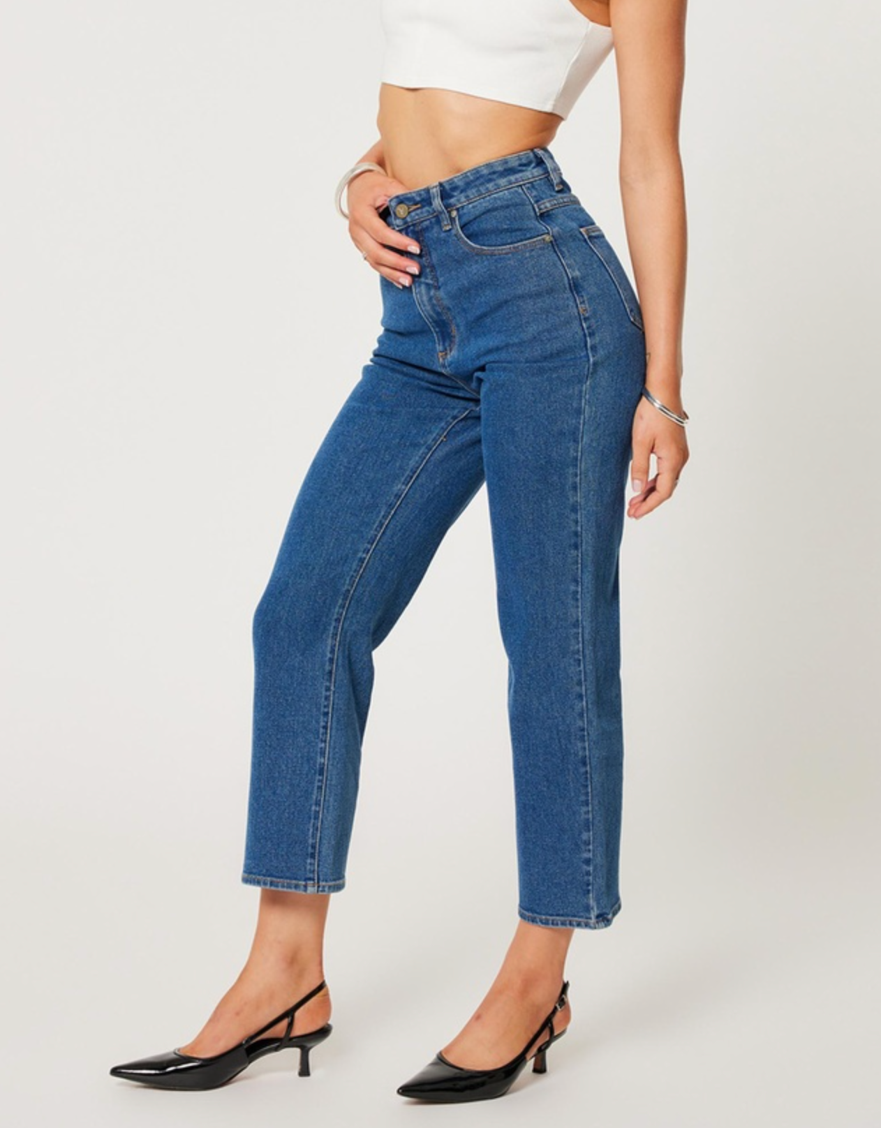 Venice Straight - Bella Mid Blue