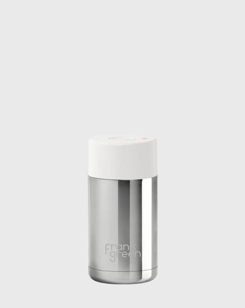 Frank Green 355mL / 12oz - Chrome Ceramic Reusable Cup (view 3)