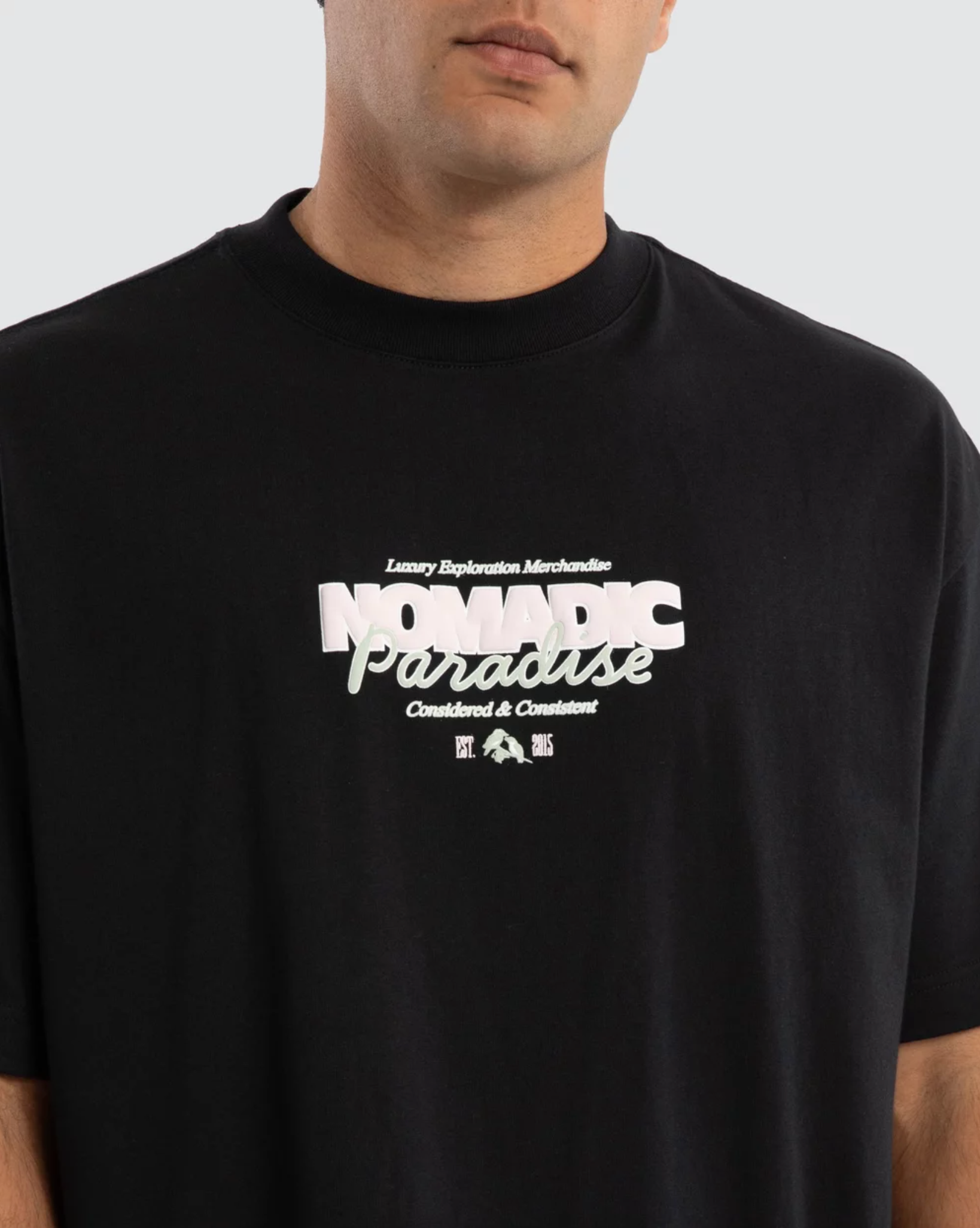 Nomadic Apollo Street Tee - Anthracite Black (view 4)