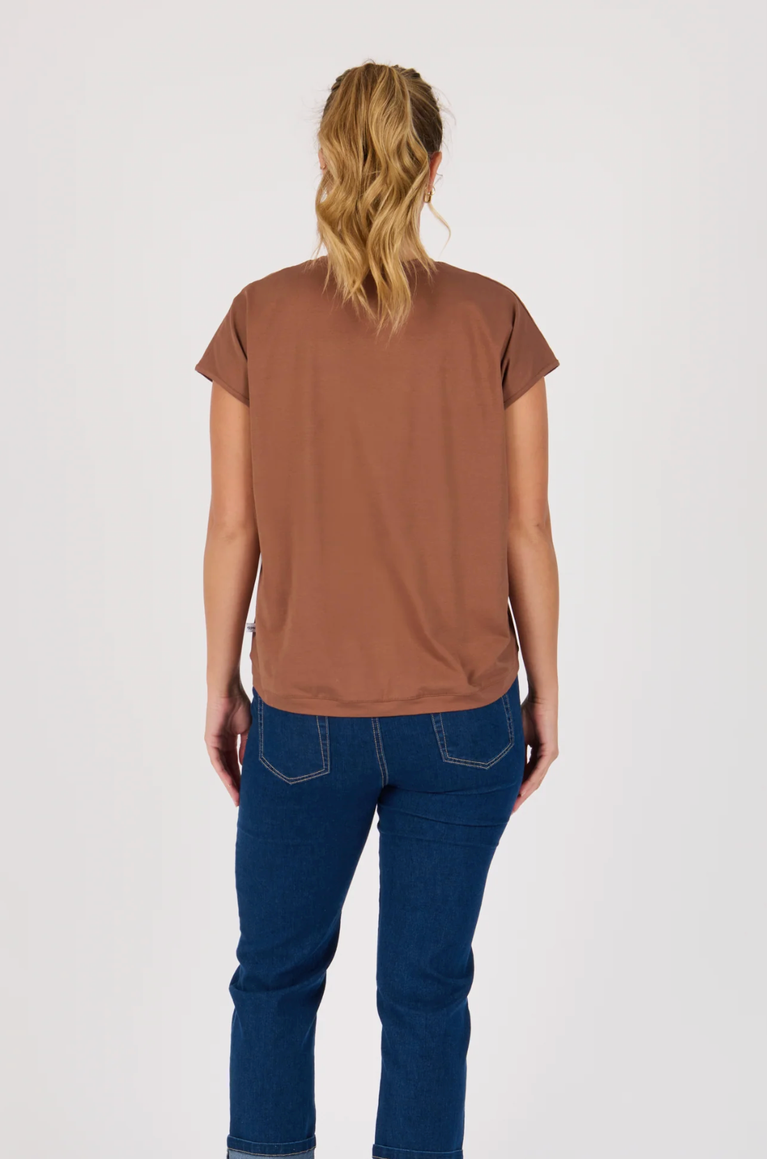 One Ten Willow Shell Tee Round Neck - Acorn (view 4)