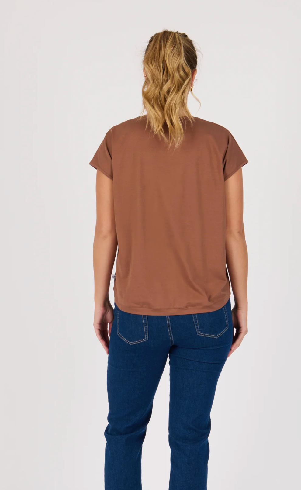 One Ten Willow Shell Tee Round Neck - Acorn (view 5)