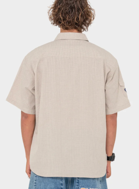 Stasha Pocket Short Sleeve Shirt - Light Khaki