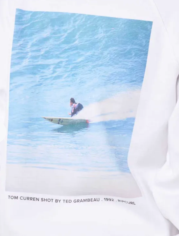 Rip Curl SG Curren Relaxed Crew - Optical White (view 3)