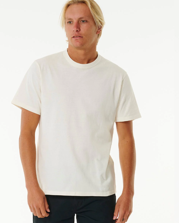 Rip Curl Plain Wash Tee - Bone