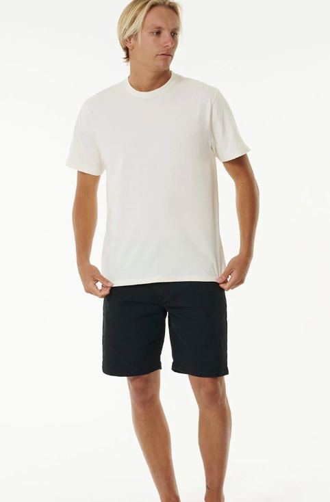 Rip Curl Plain Wash Tee - Bone (view 3)