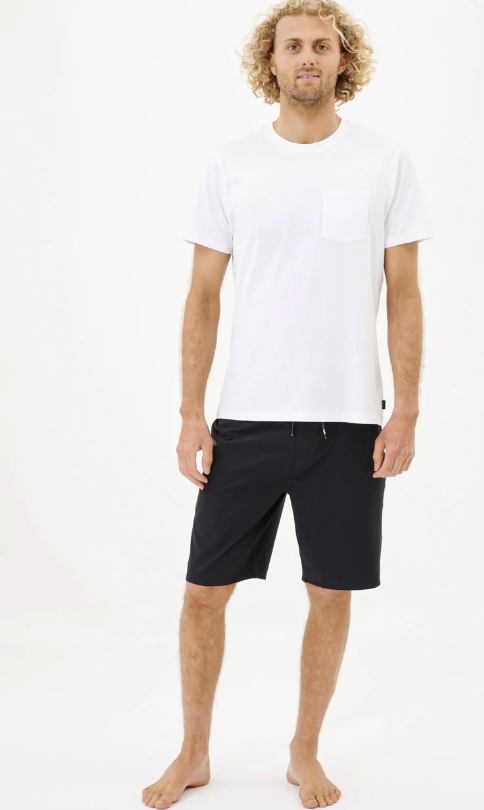 Rip Curl Plain Pocket Tee - White (view 4)