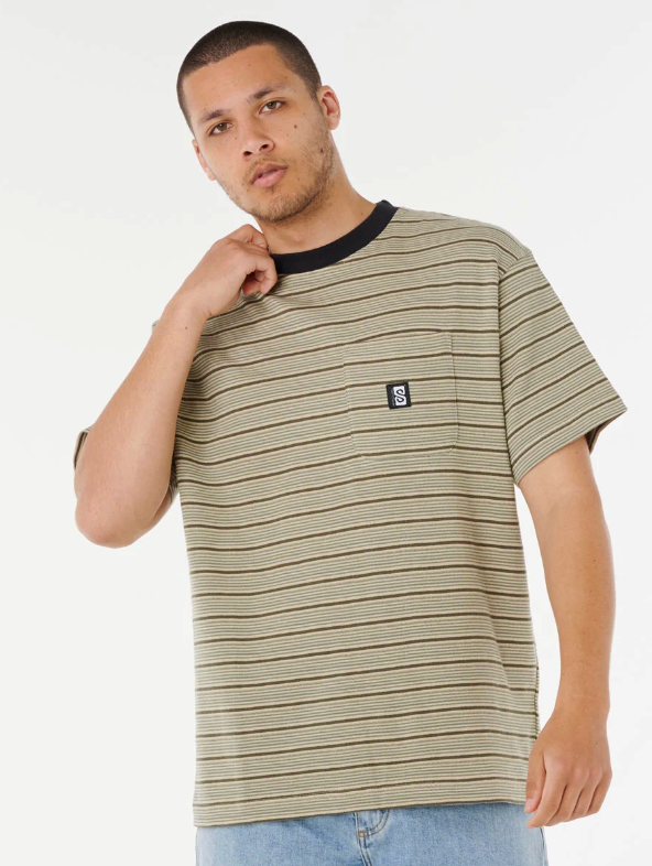 Rip Curl Search Essentials Tee - Khaki Sand
