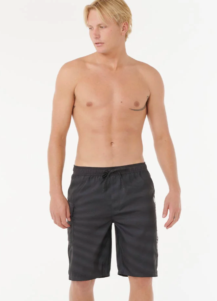 Rip Curl Shock Wave E/Fit Boardshort - Black (view 3)