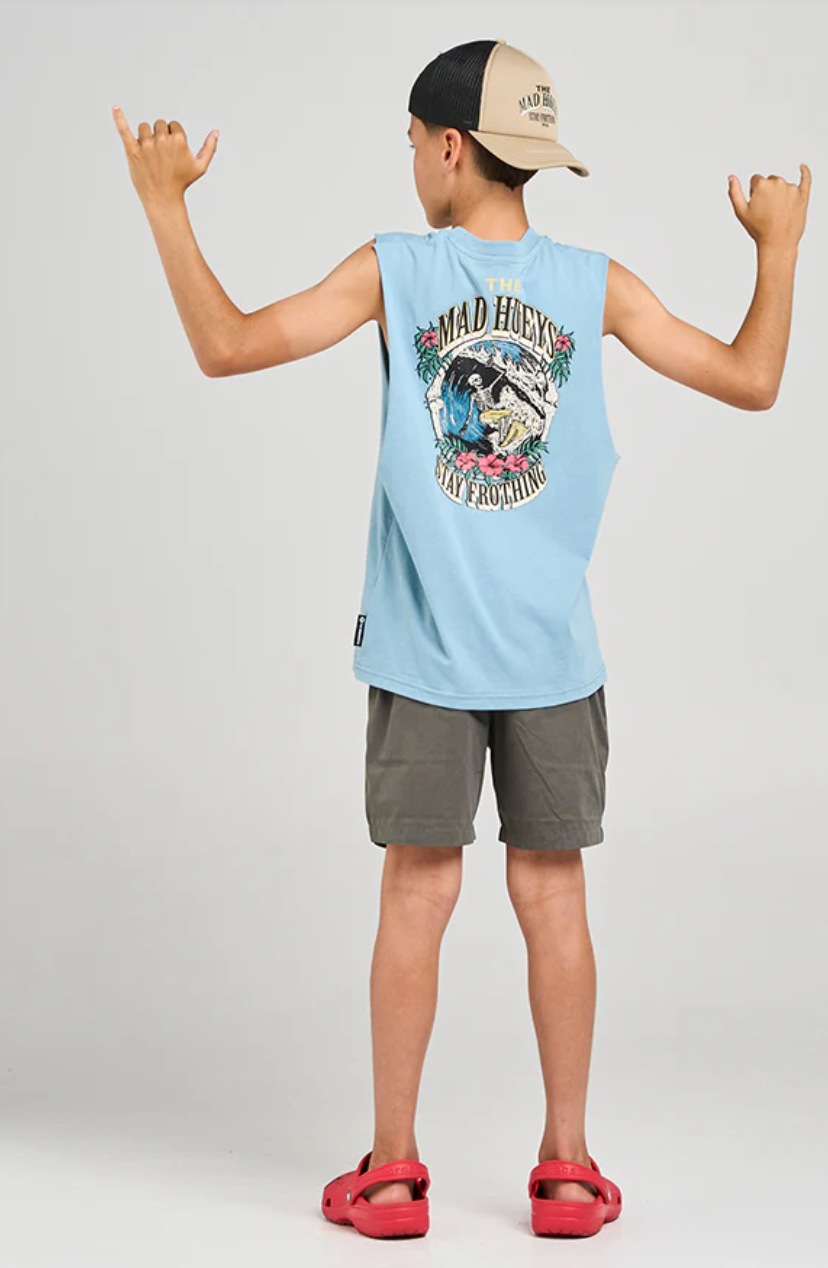 The Mad Hueys Stay Frothing - Steel Blue (view 6)