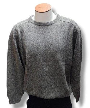 Lambswool/Nylon Crew Neck Knit