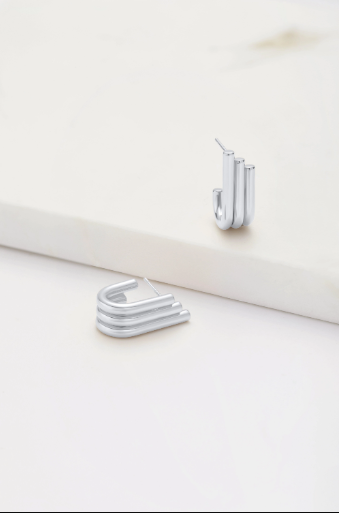 Zafino Elly Hoop - Silver (view 2)