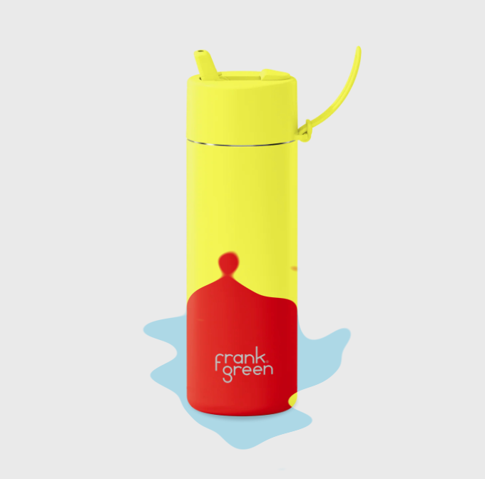 Frank Green 25oz Stainless Steel Single Wall Bottle Colour Change - Lava