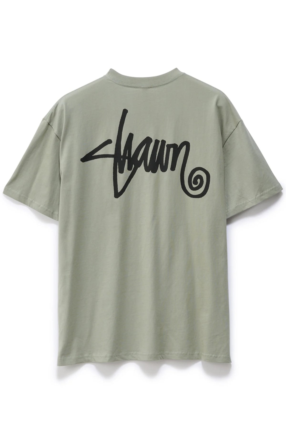 Shawn Script Tee - Seagrass