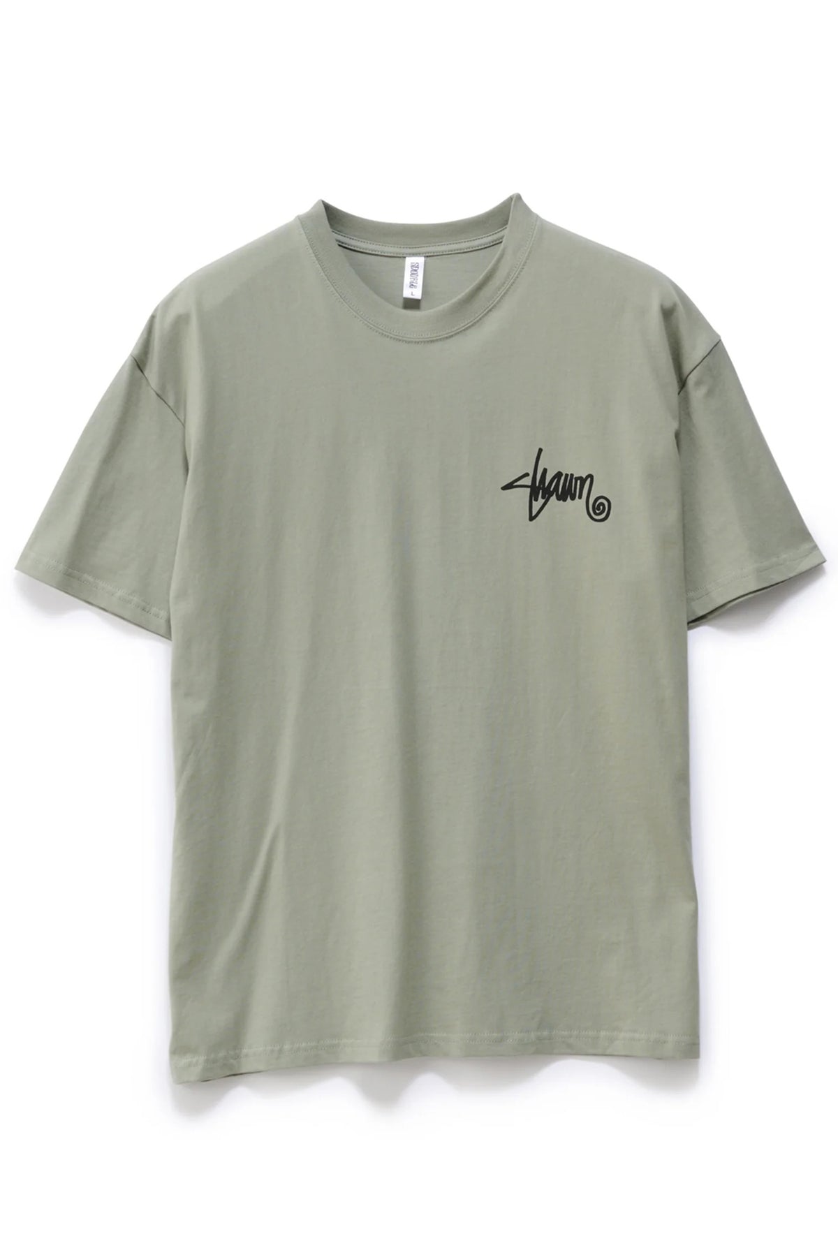 Shawn Script Tee - Seagrass