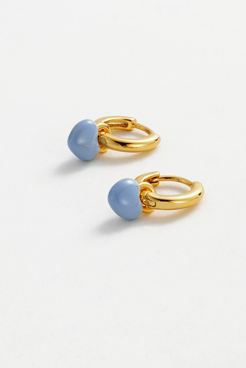 Zafino Sofia Hoop - Blue / Gold