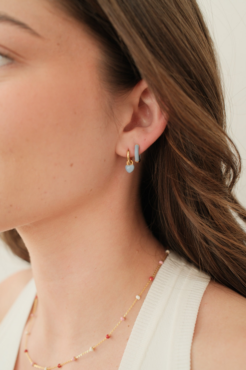 Zafino Sofia Hoop - Blue / Gold (view 2)