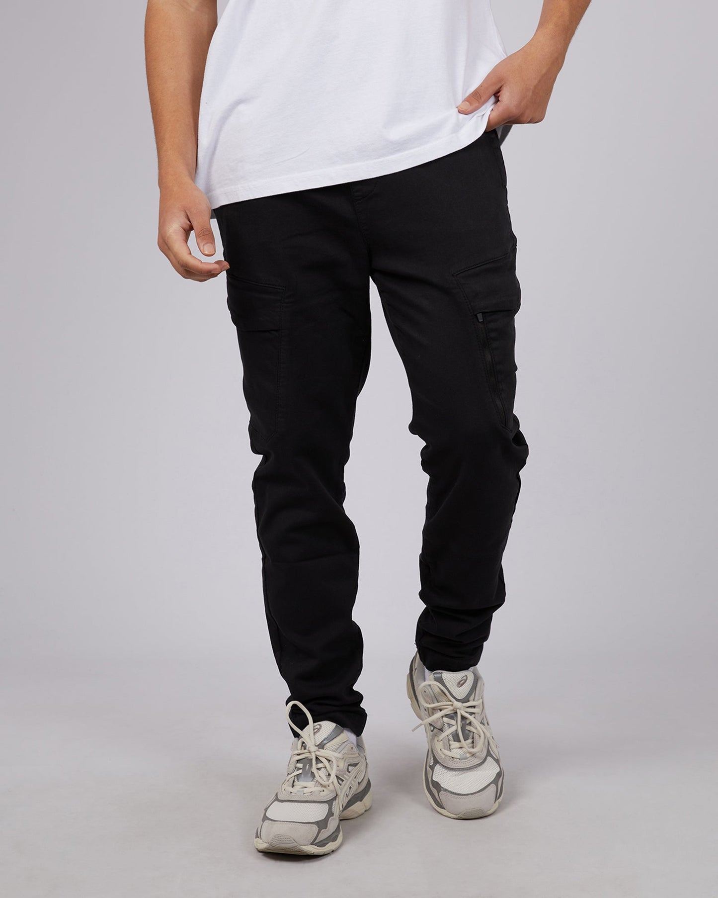 Inset Cargo Pant - Black