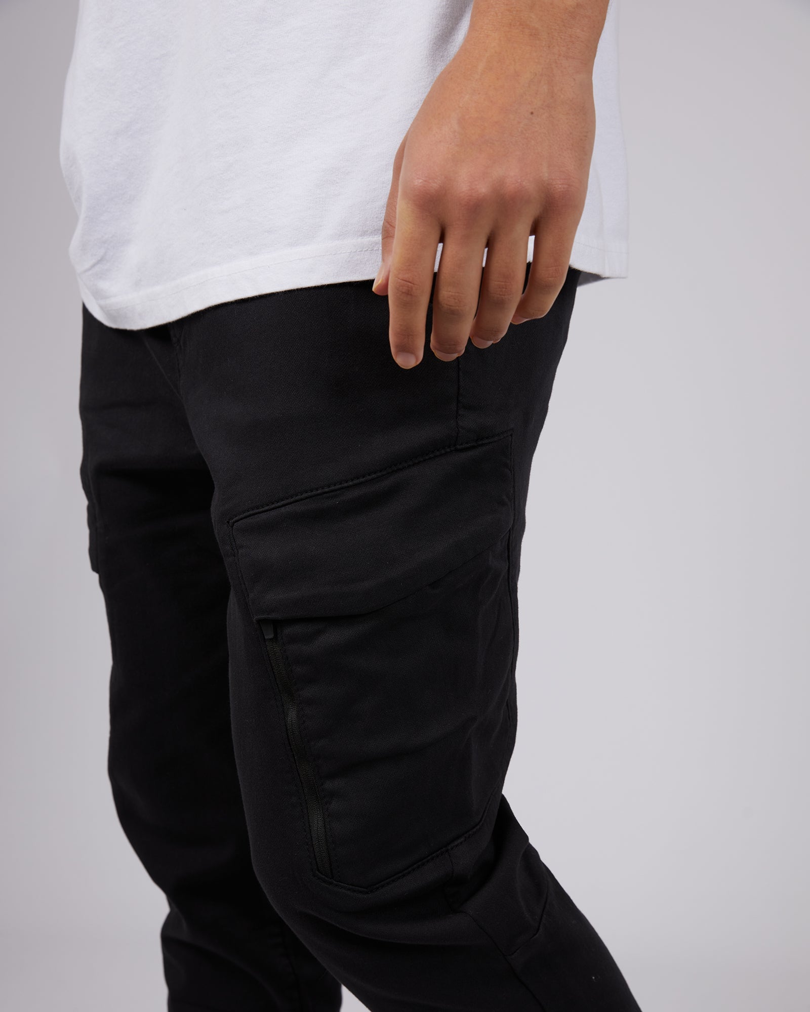 Saint Goliath Inset Cargo Pant - Black (view 5)