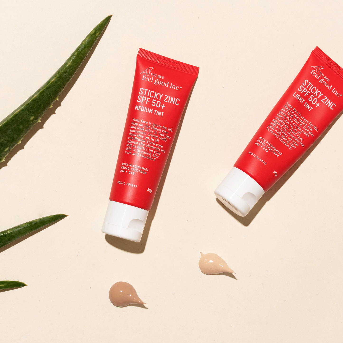 We Are Feel Good Inc Sticky Zinc - Medium Tint - SPF 50+ (view 2)