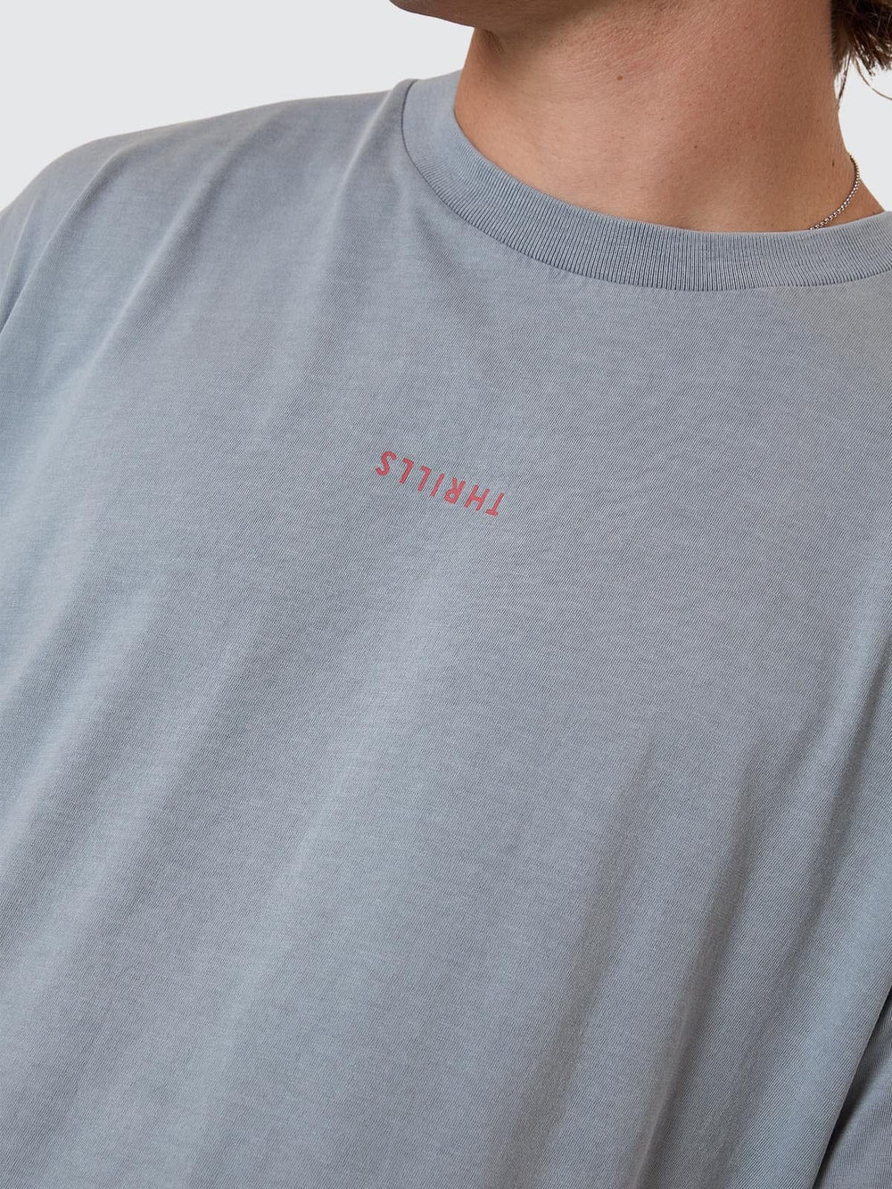 Thrills Minimal Thrills Merch Fit Tee - Smog (view 2)