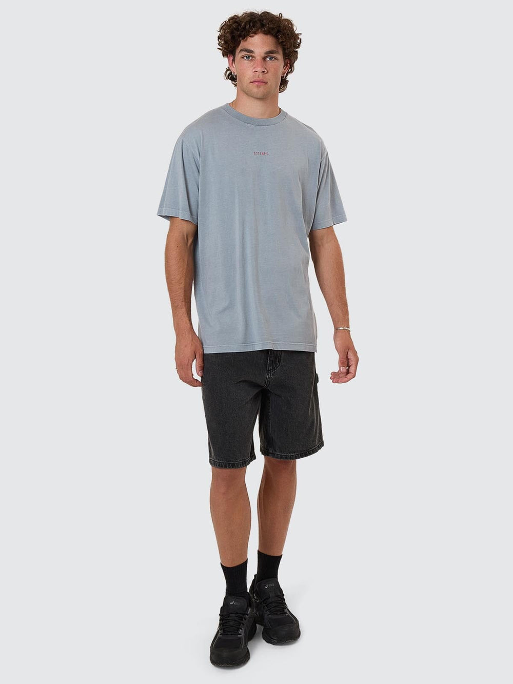 Thrills Minimal Thrills Merch Fit Tee - Smog (view 5)