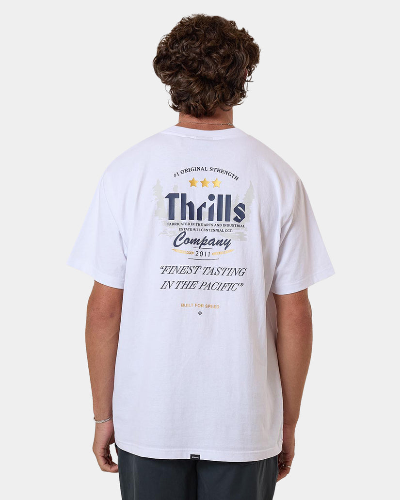 Thrills OG Strength Merch Fit Tee - White (view 2)